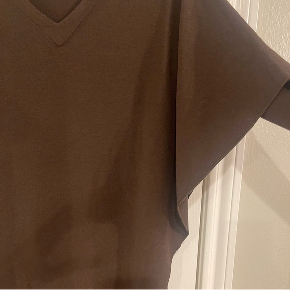 Soft Surroundings Women’s XS Marla Dress Chocolate Brown Lagenlook Cozy Knit - Picture 4 of 10